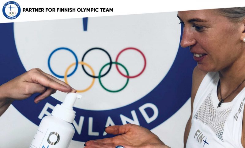 Nolla Antimicrobial is Partner for the Finnish Olympic team